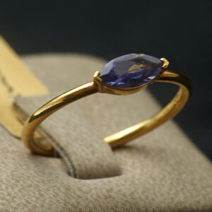 Gold Ring 18K with Tourmaline