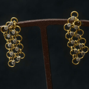 Earrings Gold 18k+Diamonds